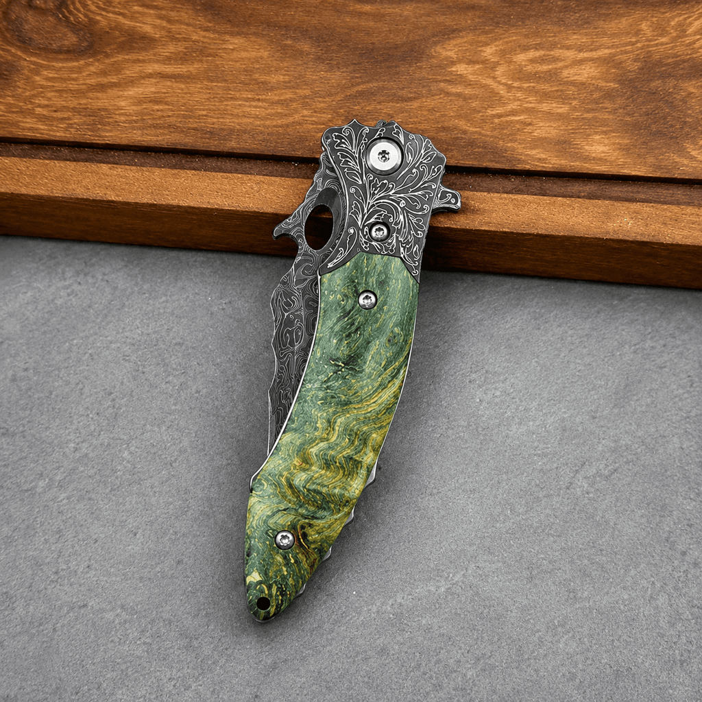 Best Damascus Pocket Knife