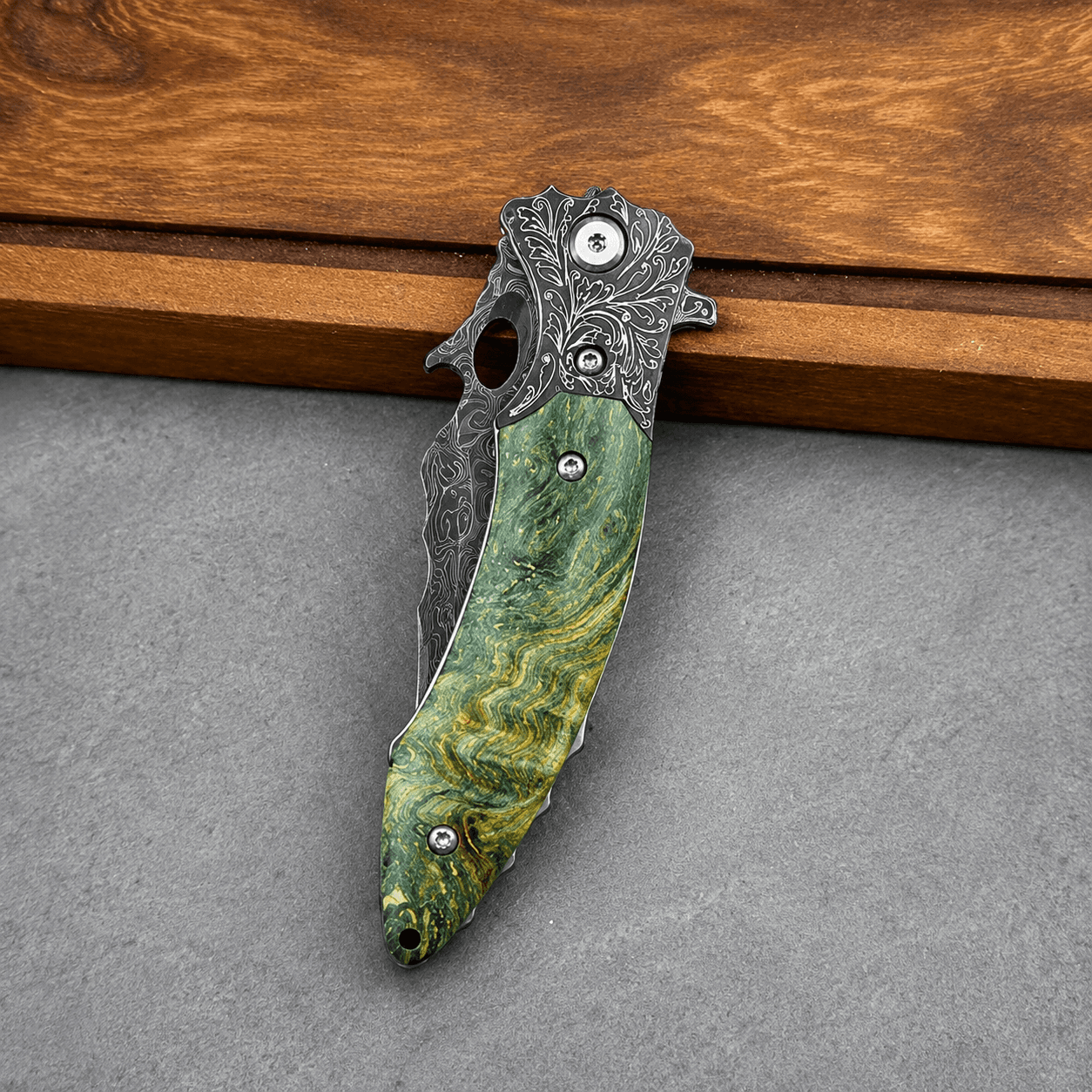 Best Damascus Pocket Knife