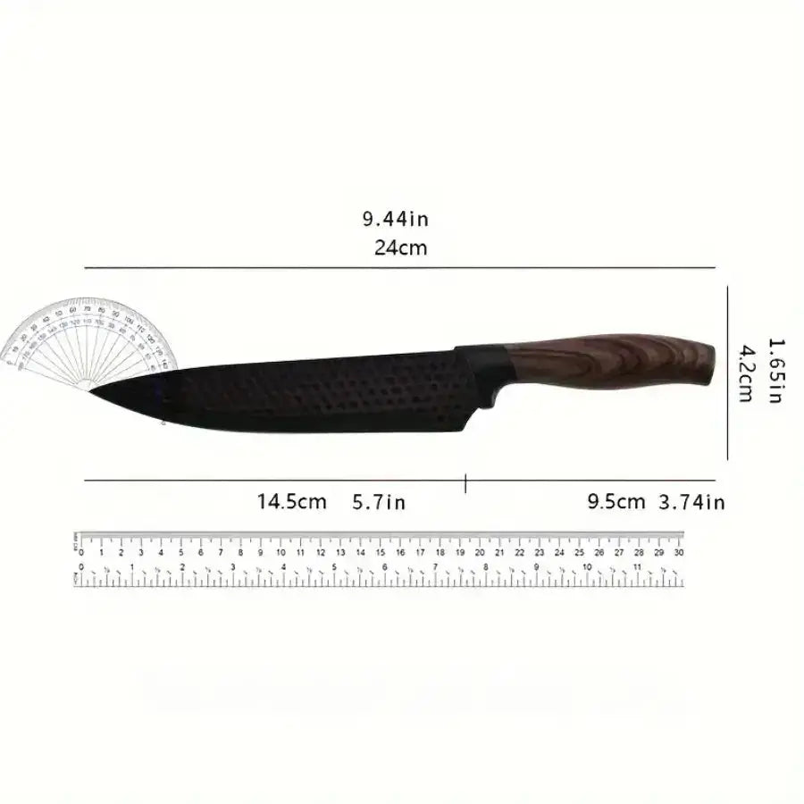 6pcs Kitchen Knives Set Non-Stick Stainless-Steel Chef Set - Cutlery Kitchen Knives Hunt Craft Knives