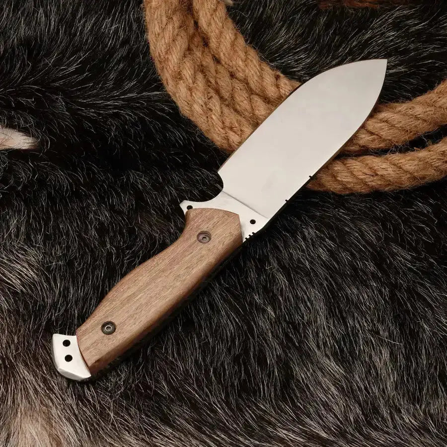 Handmade forged D2 Stainless Steel Full Tang hunting Knife - fixed blade skinner knife