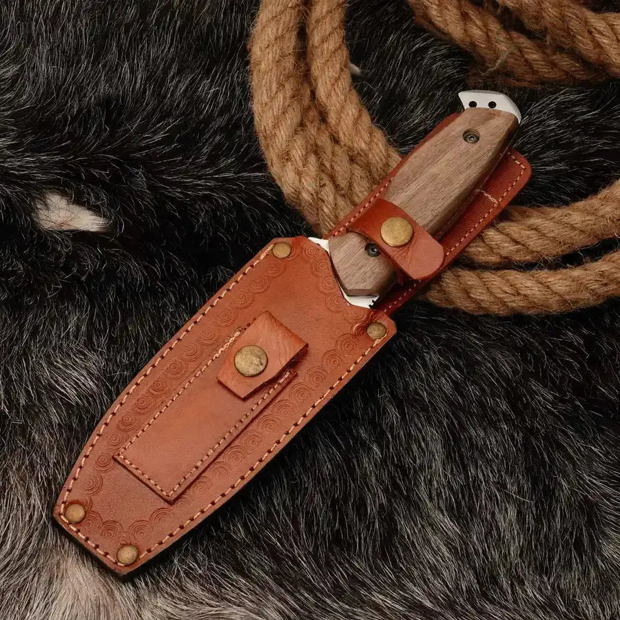 Handmade forged D2 Stainless Steel Full Tang hunting Knife - fixed blade skinner knife