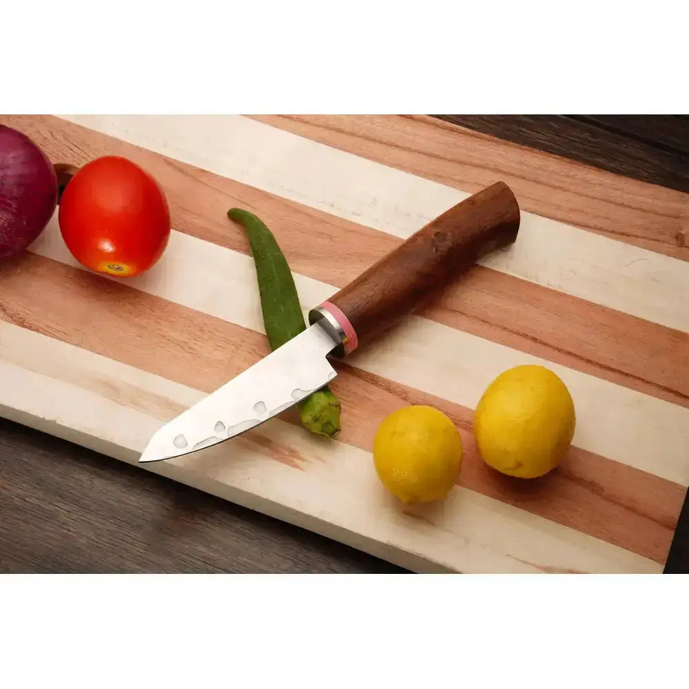Custom Handmade Forged Chef Knives | Kitchen Knife Set WIth Wood Handle - Hunt Craft Knives