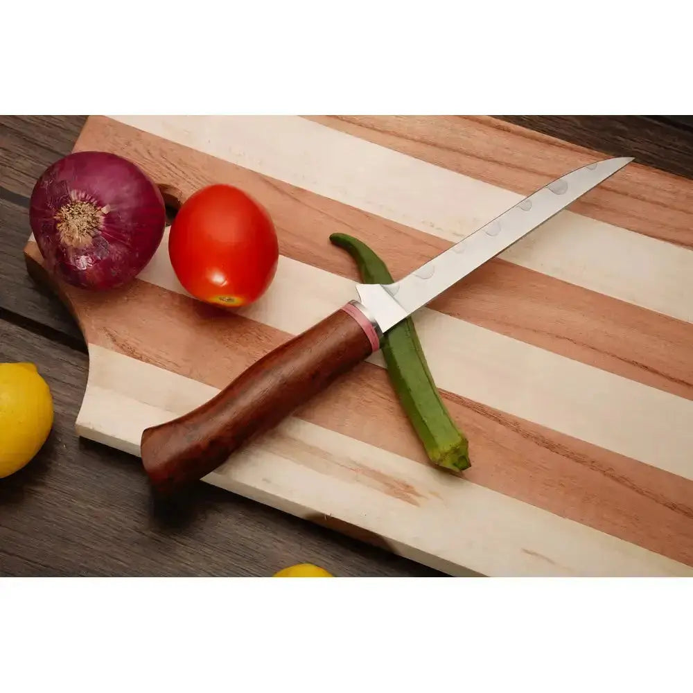Custom Handmade Forged Chef Knives | Kitchen Knife Set WIth Wood Handle - Hunt Craft Knives