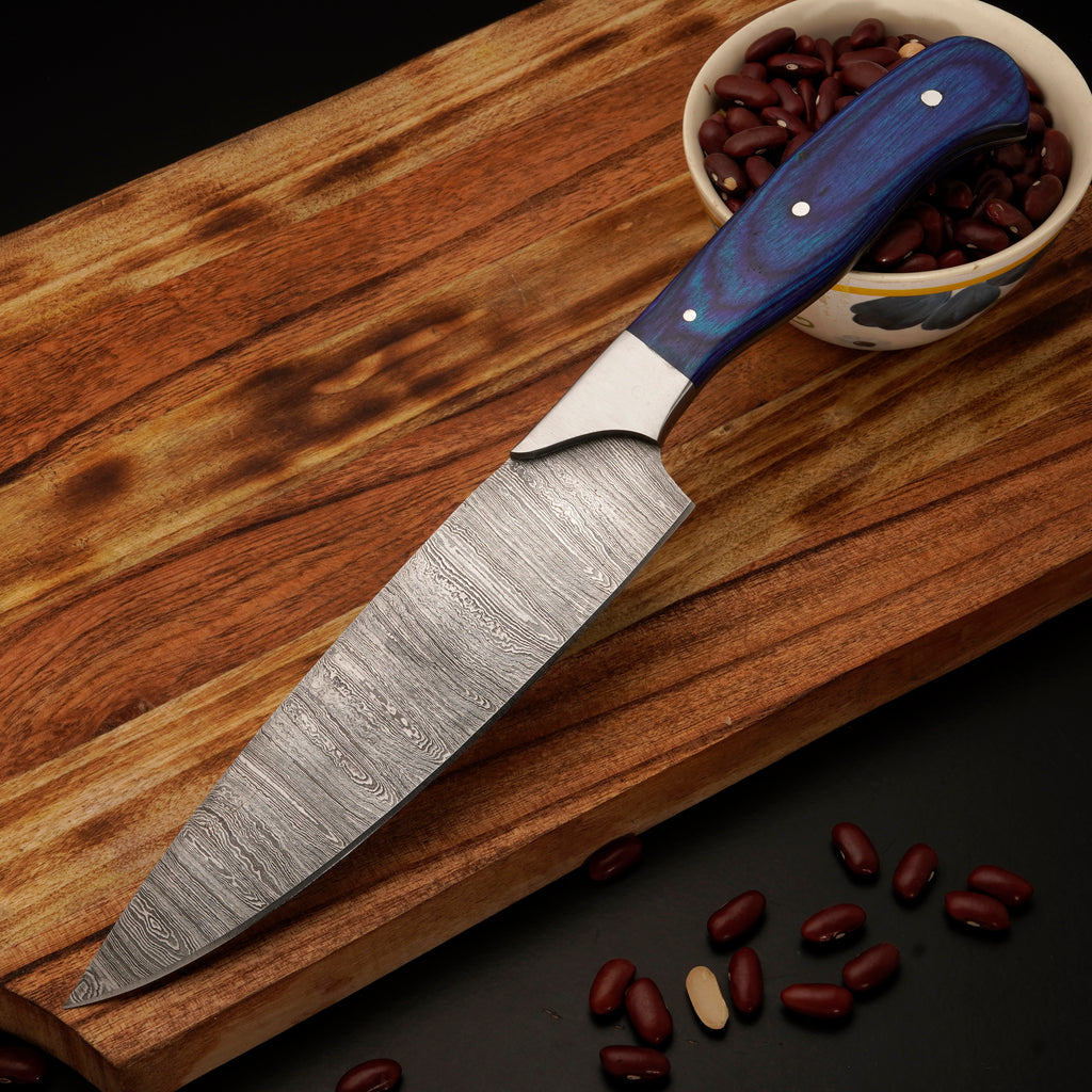 Hand forged Damascus steel 5 Piece Chef Knife Set - Kitchen Knife Set