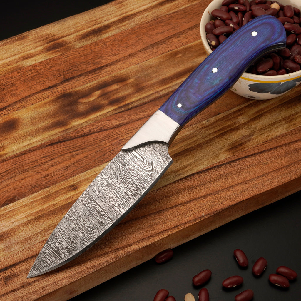 Hand forged Damascus steel 5 Piece Chef Knife Set - Kitchen Knife Set