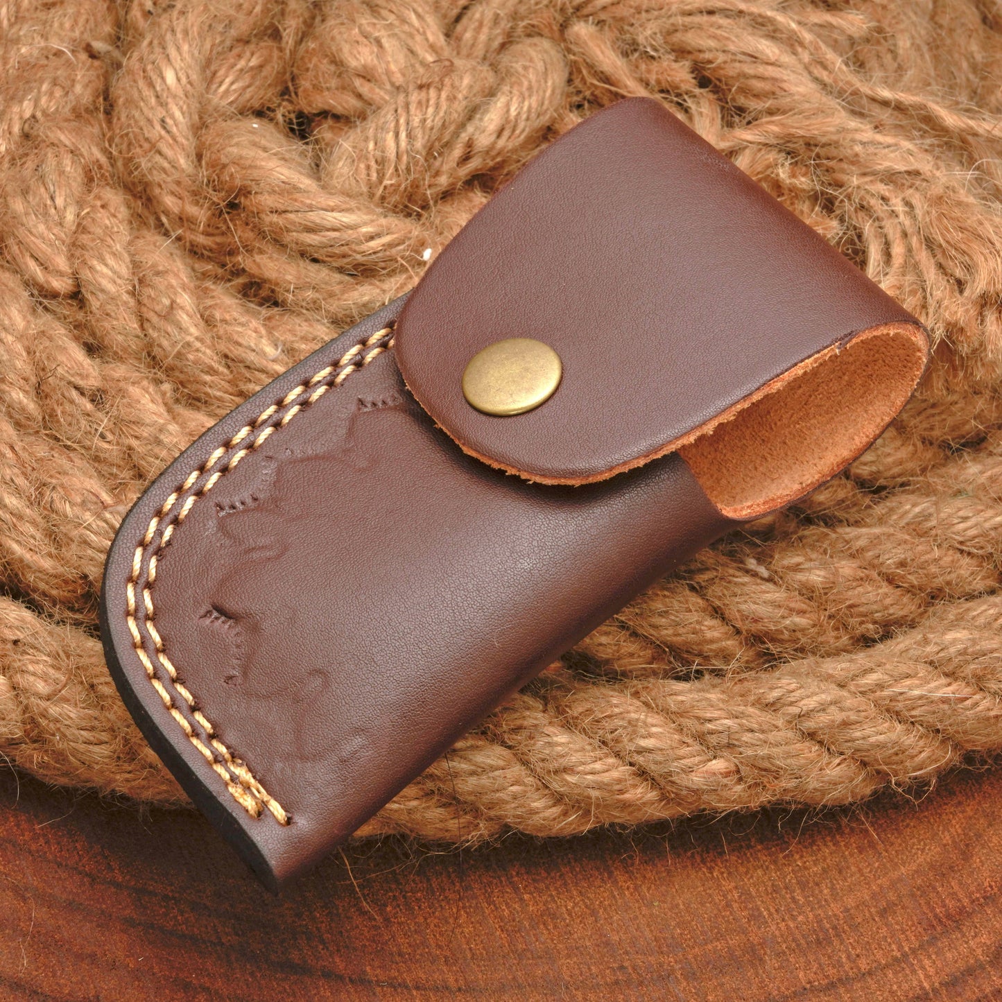 Handmade Damascus Steel Pocket Folding Knife With Real Pearl Rose Wood And Pocket Clip