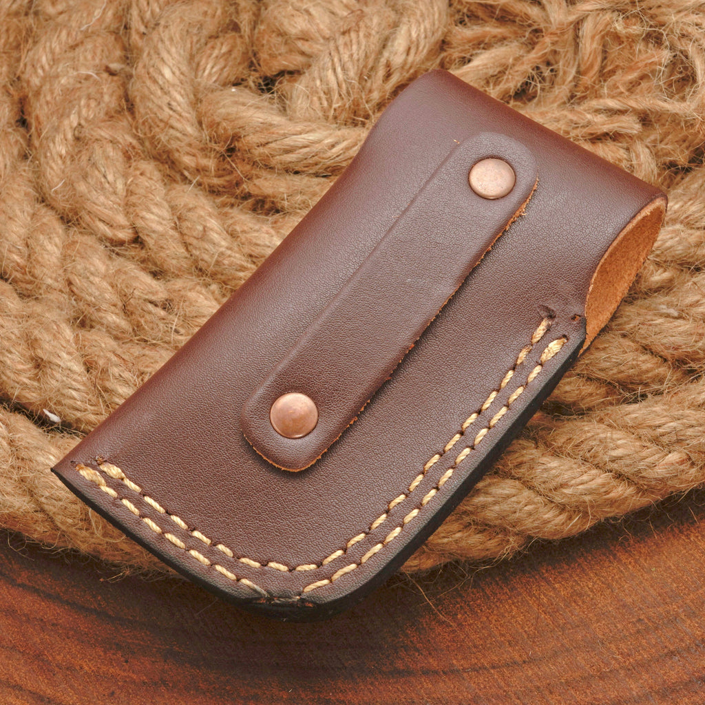 Handmade Damascus Steel Pocket Folding Knife With Real Pearl Bone And Pocket Clip