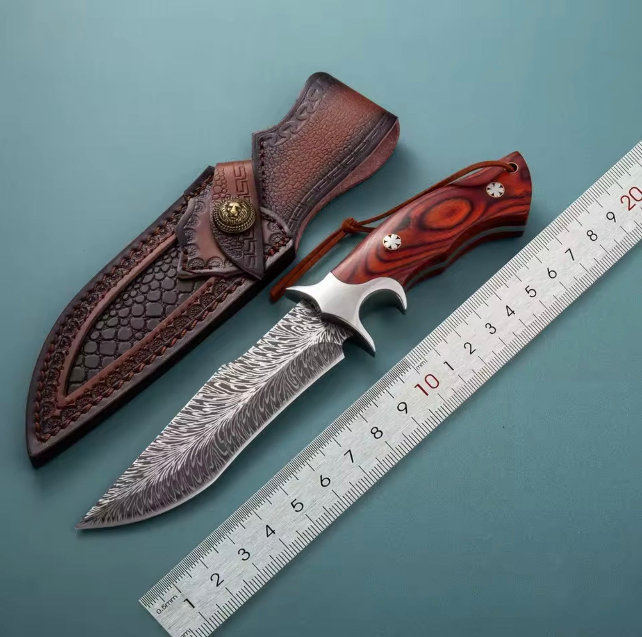 10" Japanese Hand-Forged Full Tang Hunting Knife – EDC Survival Knife