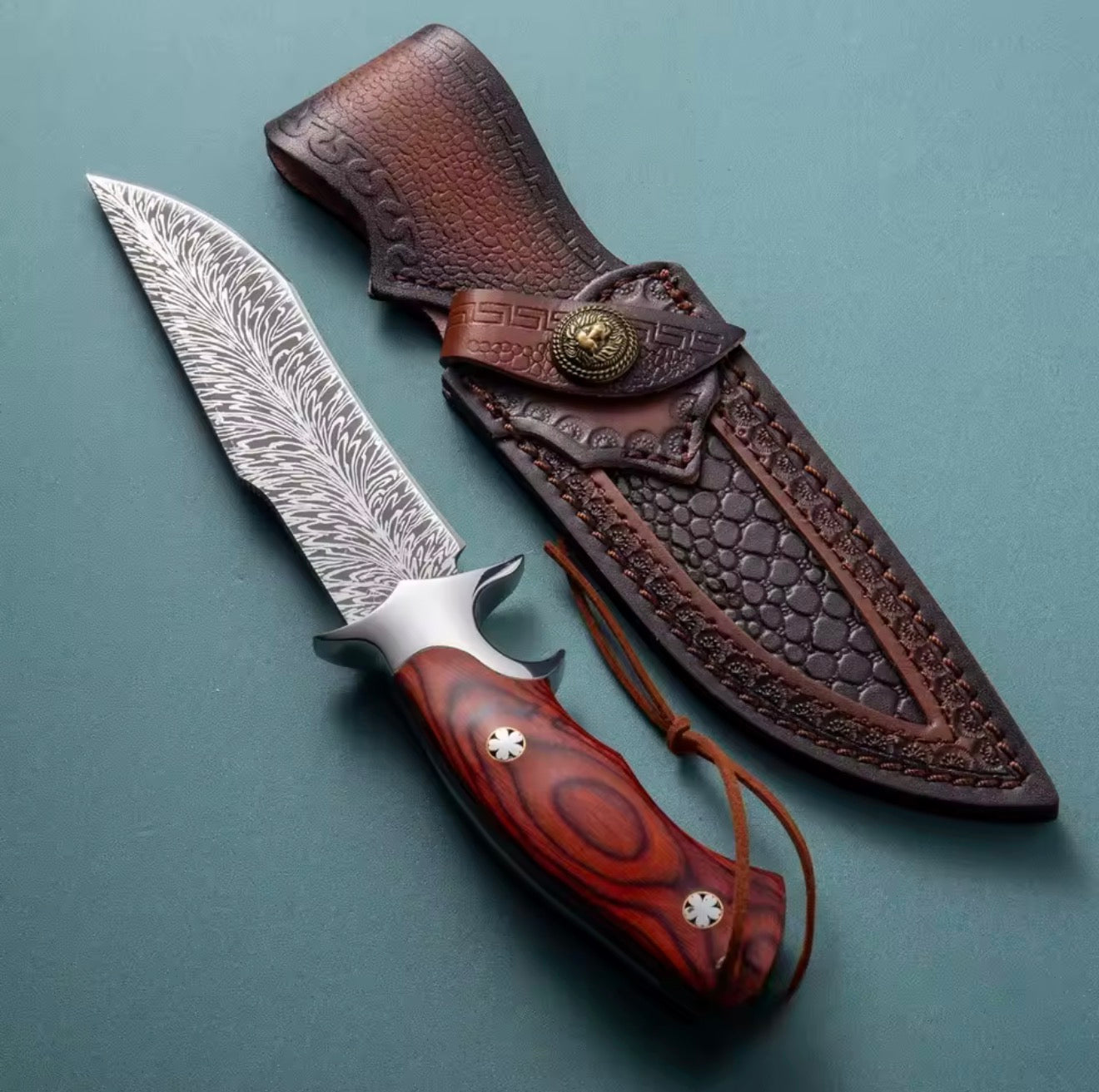 10" Japanese Hand-Forged Full Tang Hunting Knife – EDC Survival Knife