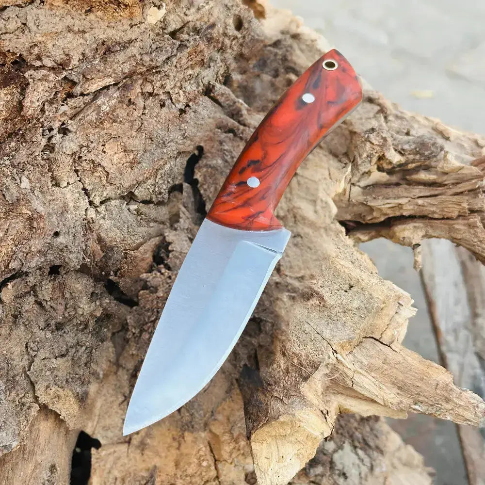 Custom Handmade Stainless Steel Full Tang Skinner Knife-Best chef knife-Resin Handle-Hunt Craft Knives