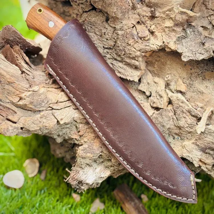 10" Handmade High Crabon Steel Gut Hook Hunting Knife Fixed Blade Skinner Knife Rose Wood Handle Hunt Craft Knives